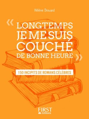 cover image of Petit livre de--" Longtemps, je me suis couché de bonne heure "